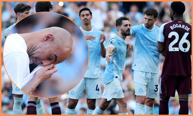 Guardiola dan Bernardo Silva berciuman