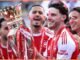 Bintang Arsenal Declan Rice menyebut tiga rekan satu timnya sebagai pemimpin