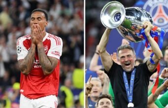 Penalti mengerikan Gabriel Magalhaes membuat PSG meraih kejayaan Liga Champions berturut-turut