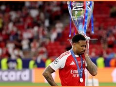 Arteta mengungkap alasan Gabriel Magalhaes mengambil penalti