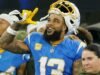 956 resepsi karir Keenan Allen melewati Hall of Famer Antonio Gates untuk yang terbanyak dalam sejarah Chargers.