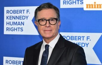 Beberapa jam setelah meninggalkan CBS, Stephen Colbert kembali ke televisi dalam acara tak terduga dari Michigan