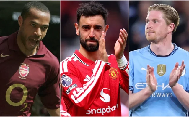 Bruno Fernandes menyamai rekor assist Thierry Henry dan Kevin De