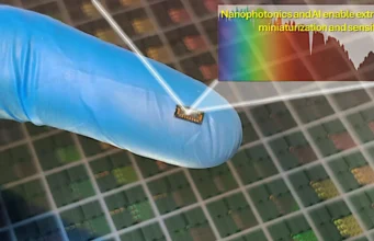 Chip spektrometer bertenaga AI mengecilkan teknologi laboratorium hingga seukuran sebutir pasir