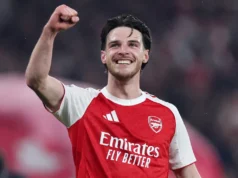 Declan Rice bereaksi terhadap kemenangan Arsenal di Premier League di Instagram: ‘Sudah selesai’