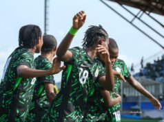 Harmony Chidi mencetak hat-trick saat Flamingos mengalahkan Guinea 5-0 di kualifikasi Piala Dunia