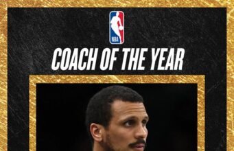 Joe Mazzulla memenangkan Pelatih Terbaik NBA 2025-26