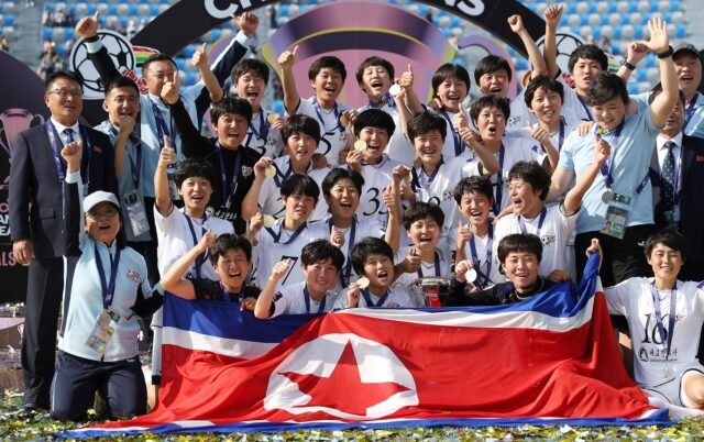 Korea Utara mengumumkan kemenangan dalam sepak bola wanita tetapi tidak