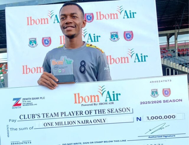 Lulusan kelas satu UNIUYO Paulinus Okon menobatkan Akwa United sebagai