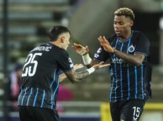 Onyedika memenangkan gelar juara Belgia bersama Club Bruges