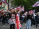 Penangkapan dilakukan saat pendukung sayap kanan Tommy Robinson berunjuk rasa di pusat kota London