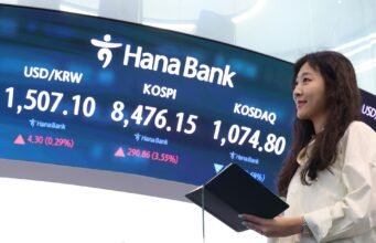 Penjualan bersih asing atas saham KOSPI mencapai rekor tertinggi di bulan Mei