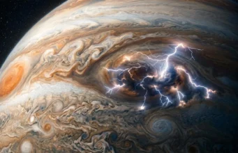 Petir di Jupiter bisa 100 kali lebih kuat dari petir di Bumi