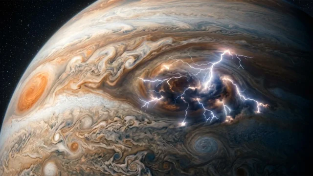 Petir di Jupiter bisa 100 kali lebih kuat dari petir