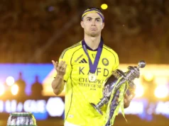 Video: Cristiano Ronaldo memenangkan trofi Liga Pro Saudi setelah meraih gelar pertama bersama Al Nassr