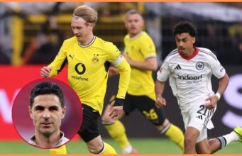 Arsenal mempertimbangkan transfer Nathaniel Brown dari Eintracht Frankfurt