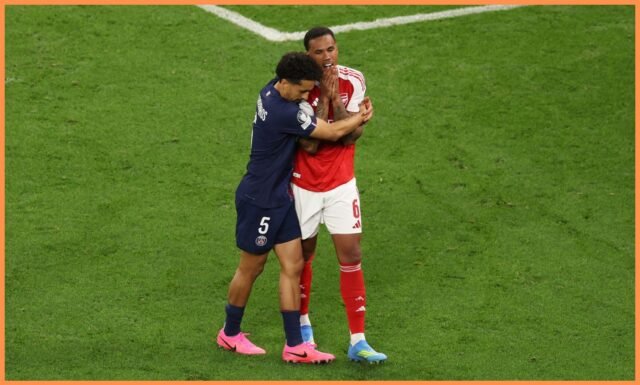 Bintang Arsenal Gabriel menerima pesan penuh gaya dari Marquinhos