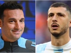 Lionel Scaloni dilaporkan mempertimbangkan Guido Rodriguez untuk menggantikan Balerdi dalam daftar pemain Argentina di Piala Dunia 2026