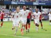 Bintang Arsenal Declan Rice membuka skor dalam pertandingan pemanasan terakhir Inggris melawan Kosta Rika.