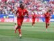 Target Arsenal Manzambi mencuri perhatian dengan dua gol telat dalam kemenangan 4-1 Swiss