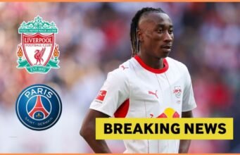 Fabrizio Romano mengonfirmasi tawaran €100 juta Diomande dari Liverpool ditolak oleh Leipzig