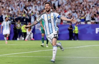 Lionel Messi menjadi pencetak gol terbanyak Piala Dunia sepanjang masa dengan gol ke gawang Austria