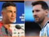 Reaksi Cristiano Ronaldo saat ditanya soal Lionel Messi
