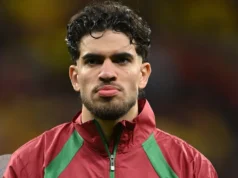 Abde Ezzalzouli dilaporkan menderita keseleo ligamen lutut bagian dalam, sehingga membuatnya absen di Piala Dunia 2026 bersama Maroko.