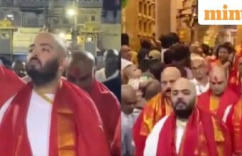 Anant Ambani menyumbangkan rambut ke kuil Tirumala menjelang ulang tahun pernikahannya. Jam tangan