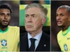 Brasil asuhan Carlo Ancelotti mengalami kemunduran cedera pertama menjelang Piala Dunia saat Wesley digantikan oleh Ederson dari Man United