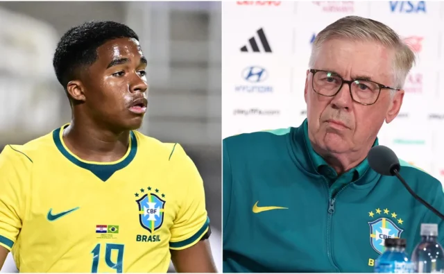 Carlo Ancelotti meminta kesabaran terhadap Endrick setelah Brasil bermain imbang