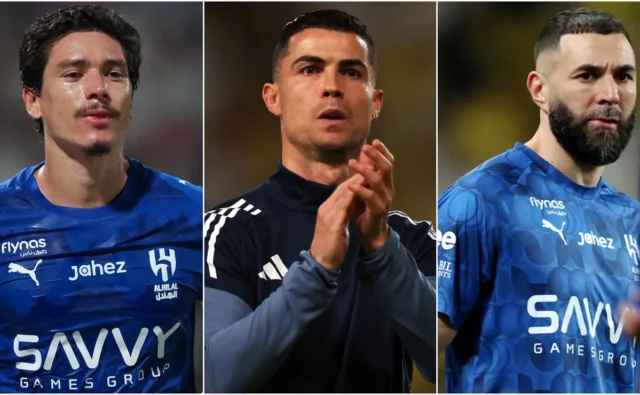 Cristiano Ronaldo berada di bawah pengawasan rivalnya karena Karim Benzema
