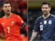 Cristiano Ronaldo mencetak rekor Piala Dunia yang tidak dapat ditandingi oleh Lionel Messi dengan mencetak gol di setiap turnamen yang diikutinya
