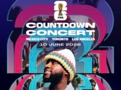 Davido akan tampil di konser hitung mundur FIFA 2026