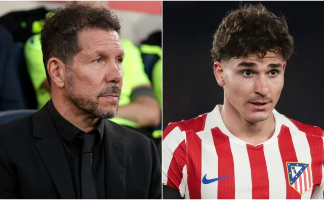 Diego Simeone dikabarkan terbuka terhadap Julian Alvarez meninggalkan Atletico Madrid