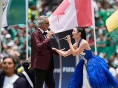 EJAE dan Andrea Bocelli tampil pada upacara pembukaan Piala Dunia