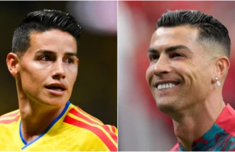 James Rodriguez berbagi kenangan tentang Cristiano Ronaldo setelah reuni Piala Dunia: ‘Saya selalu di rumahnya’