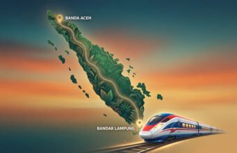 KAI akan mengembangkan proyek kereta api Trans Sumatera