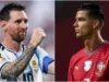 Lionel Messi memecahkan rekor Cristiano Ronaldo sebagai pemain tertua yang mencetak hattrick di Piala Dunia