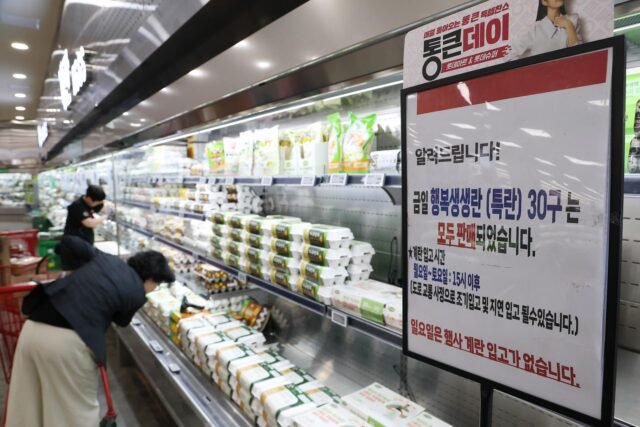 Masyarakat Korea merasakan dampak kenaikan harga telur