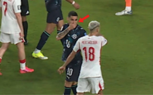 Miguel Almirón menjadi pemain pertama yang dikeluarkan dari lapangan berdasarkan