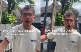 Orang asing menolak membayar tagihan kafe di Jakarta Pusat, mengklaim dia ‘membangun’ Indonesia
