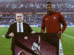 Paul Onuachu memenangkan penghargaan gol terbaik musim ini di Super Lig Turki