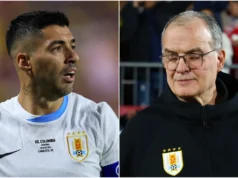 Pengecualian Luis Suarez dari daftar skuad Uruguay di Piala Dunia 2026 ditangani oleh pelatih Marcelo Bielsa