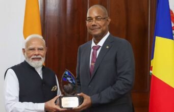 Perdana Menteri Modi menerima penghargaan tertinggi Seychelles untuk pelestarian lingkungan: ‘Penjaga Blue Horizon’