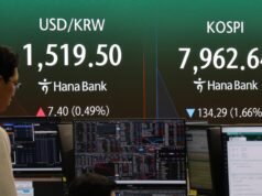 Saham Seoul turun lebih dari 3% pada Rabu pagi di tengah ketegangan AS-Iran dan kerugian teknologi