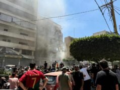 Tentara Israel menyerang pinggiran kota Beirut menjelang kesepakatan AS-Iran