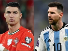 Tonggak sejarah terbaru Cristiano Ronaldo di Piala Dunia membuat Lionel Messi memiliki rekor yang harus dikejar