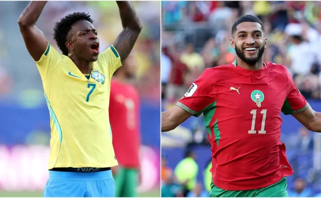 Video: Ismael Saibari dan Vinicius mencetak gol brilian untuk Maroko