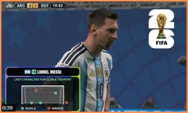 Lionel Messi gagal mengeksekusi penalti saat Argentina melawan Mesir